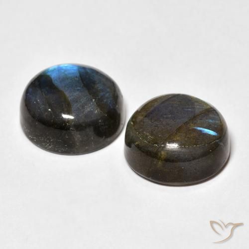 Pedras preciosas de Labradorita Multicolorido natural de 15.28 ct, Redondo, Translúcido
