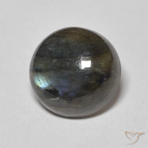 Labradorita Multicolorido Natural 4.18ct, Redondo, Translúcido