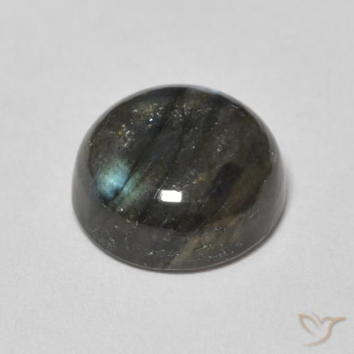 Labradorita Multicolorido Natural 4.18ct, Redondo, Translúcido
