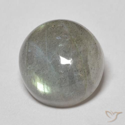 Labradorita Multicolorido Natural 5.57ct, Redondo, Translúcido