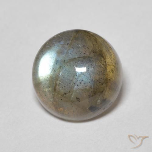 Labradorita Multicolorido Natural 2.16ct, Redondo, Translúcido