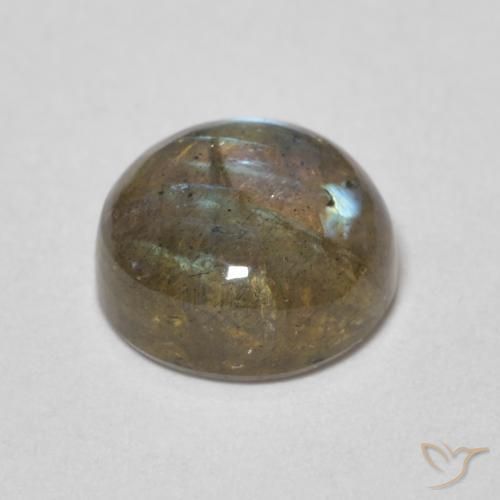 Labradorita Multicolorido Natural 2.16ct, Redondo, Translúcido