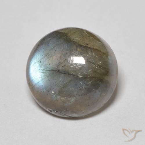 Labradorita Multicolorido Natural 4.30ct, Redondo, Translúcido