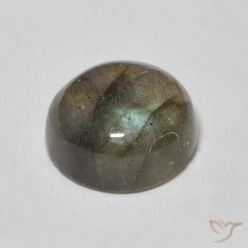 Labradorita Multicolorido Natural 4.30ct, Redondo, Translúcido