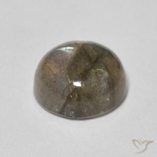 Labradorita Multicolorido Natural 2.09ct, Redondo, Translúcido
