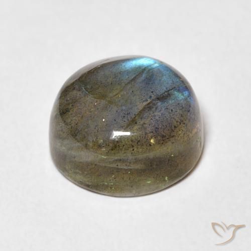 Labradorita Multicolorido Natural 5.05ct, Redondo, Translúcido