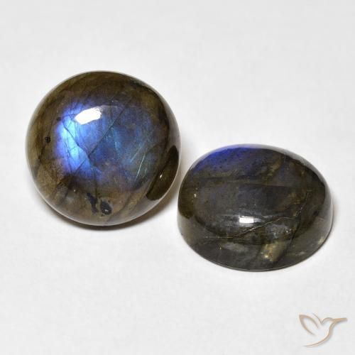 Pedras preciosas de Labradorita Multicolorido natural de 16.89 ct, Redondo, Translúcido
