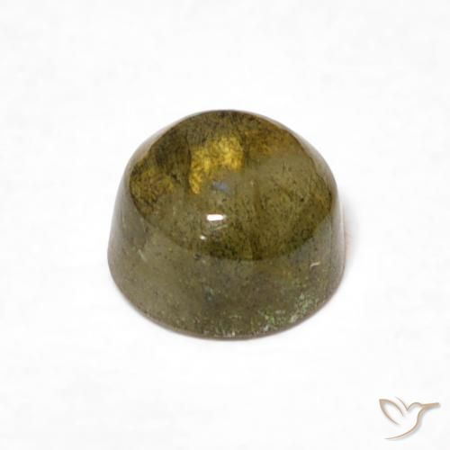 Labradorita Multicolorido Natural 0.71ct, Redondo, Translúcido