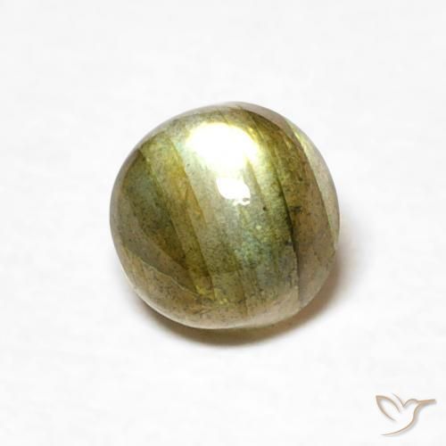 Labradorita Multicolorido Natural 0.67ct, Redondo, Translúcido