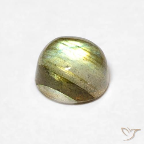 Labradorita Multicolorido Natural 0.67ct, Redondo, Translúcido