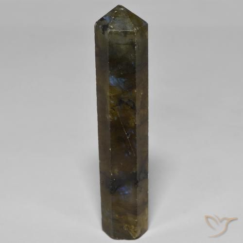34.84ct Natural Multicolorido Labradorita, Chique, Opaco