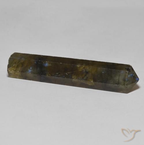 Labradorita Multicolorido Natural 34.84ct, Chique, Opaco