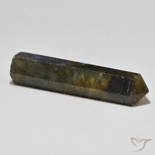 Labradorita Multicolorido Natural 49.81ct, Chique, Opaco