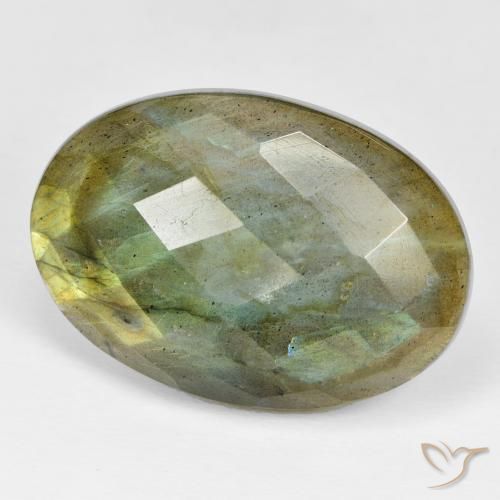 Labradorita Multicolorido Natural 32.68ct, oval, Opaco