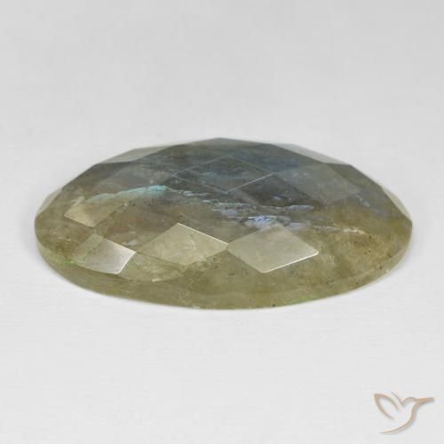 Labradorita Multicolorido Natural 35.20ct, oval, Opaco
