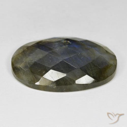 Labradorita Multicolorido Natural 28.97ct, oval, Opaco
