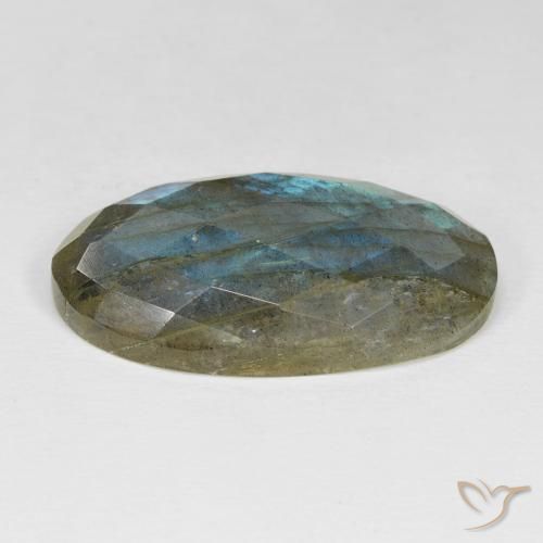 Labradorita Multicolorido Natural 24.29ct, oval, Opaco