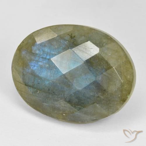 Labradorita Multicolorido Natural 32.39ct, oval, Opaco