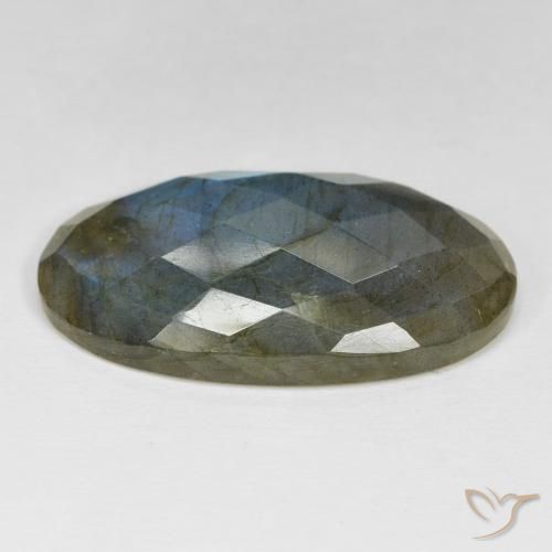Labradorita Multicolorido Natural 34.01ct, oval, Opaco