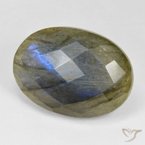 Labradorita Multicolorido Natural 26.35ct, oval, Opaco