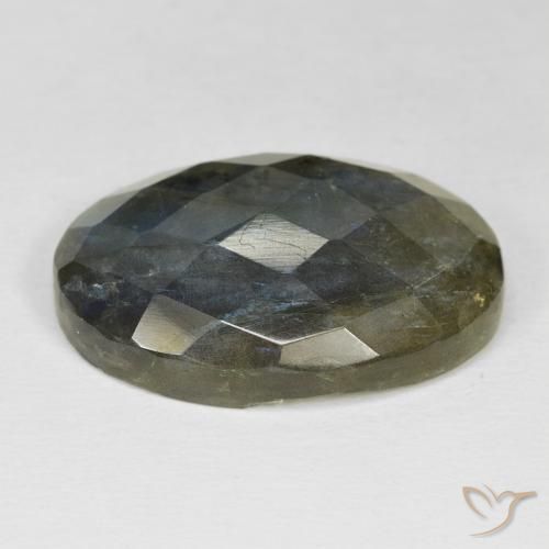 Labradorita Multicolorido Natural 24.18ct, oval, Opaco