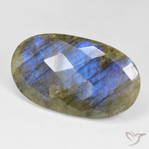 Labradorita Multicolorido Natural 30.99ct, oval, Opaco