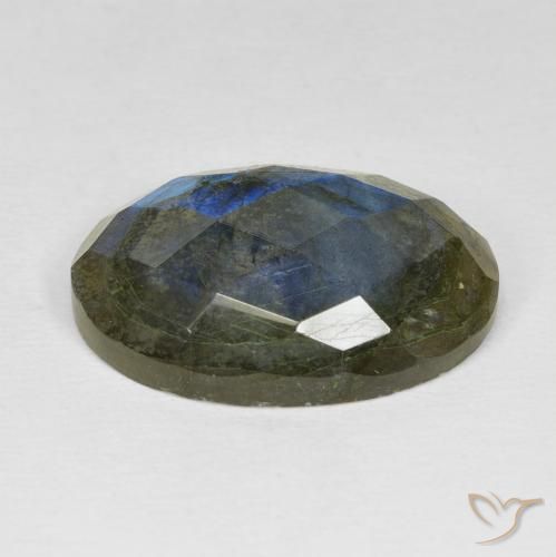 Labradorita Multicolorido Natural 16.89ct, oval, Opaco