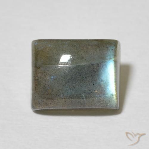 3.20ct Natural Multicolorido Labradorita, baguete, Translúcido
