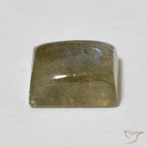 Labradorita Multicolorido Natural 3.25ct, baguete, Translúcido