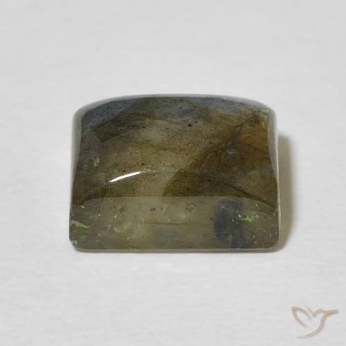 Labradorita Multicolorido Natural 3.36ct, baguete, Translúcido
