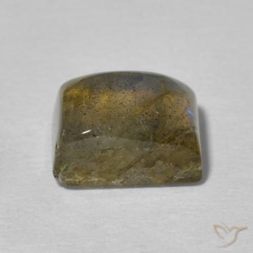 Labradorita Multicolorido Natural 3.48ct, baguete, Translúcido