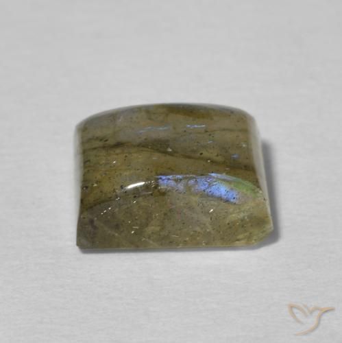 Labradorita Multicolorido Natural 2.90ct, baguete, Translúcido