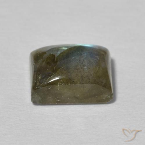 Labradorita Multicolorido Natural 2.71ct, baguete, Translúcido