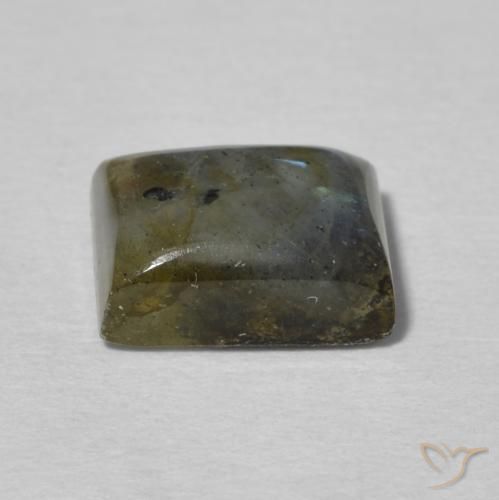 Labradorita Multicolorido Natural 2.64ct, baguete, Transparente/Translúcido