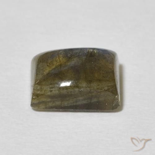 Labradorita Multicolorido Natural 2.51ct, baguete, Translúcido