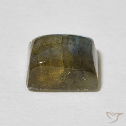 Labradorita Multicolorido Natural 3.11ct, baguete, Translúcido