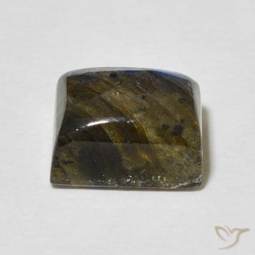 Labradorita Multicolorido Natural 3.66ct, baguete, Translúcido