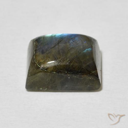 Labradorita Multicolorido Natural 2.90ct, baguete, Translúcido