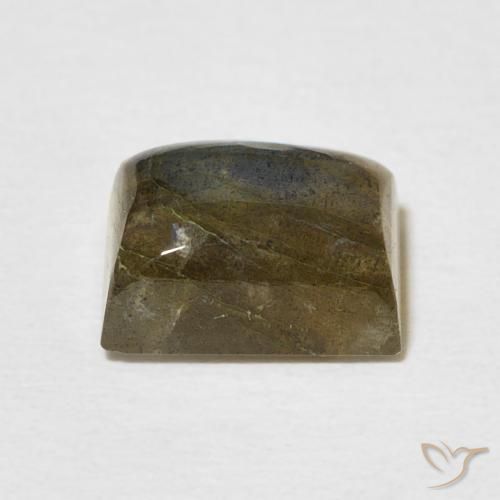 Labradorita Multicolorido Natural 2.96ct, baguete, Translúcido
