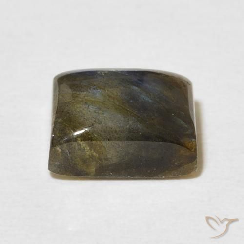 Labradorita Multicolorido Natural 3.22ct, baguete, Translúcido