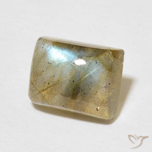 Labradorita Multicolorido Natural 3.02ct, baguete, Translúcido