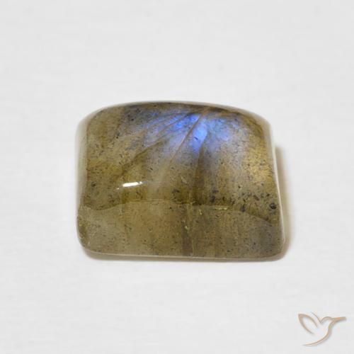 Labradorita Multicolorido Natural 3.02ct, baguete, Translúcido
