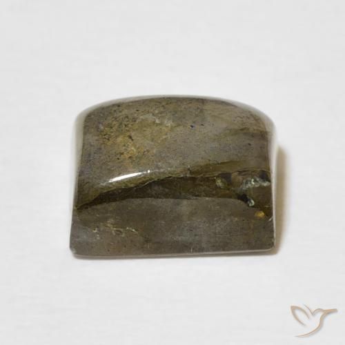 Labradorita Multicolorido Natural 3.48ct, baguete, Translúcido