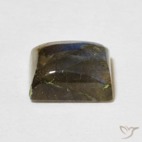 Labradorita Multicolorido Natural 2.91ct, baguete, Translúcido