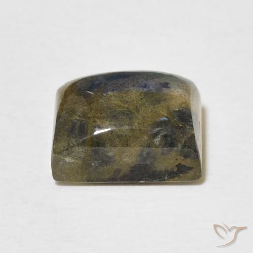Labradorita Multicolorido Natural 2.91ct, baguete, Translúcido