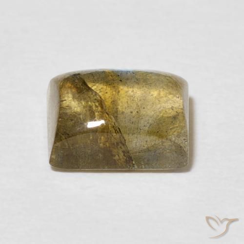 Labradorita Multicolorido Natural 2.88ct, baguete, Translúcido
