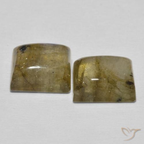 Pedras preciosas de Labradorita Multicolorido natural de 7.10 ct, baguete, Translúcido