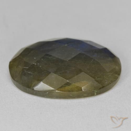 Labradorita Multicolorido Natural 15.17ct, oval, Translúcido