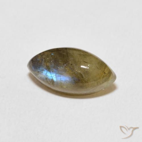 Labradorita Multicolorido Natural 2.28ct, Marquesa, Translúcido