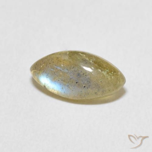 Labradorita Multicolorido Natural 1.20ct, Marquesa, Translúcido